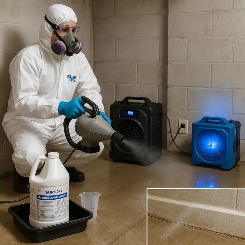 Sanitization and Odor Removal process in Keene, TX
