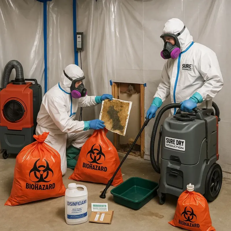 Contaminated Water Handling Protocols process in Keene, TX