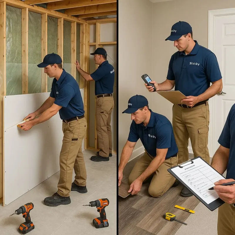 Repairs and Reconstruction process in Keene, TX