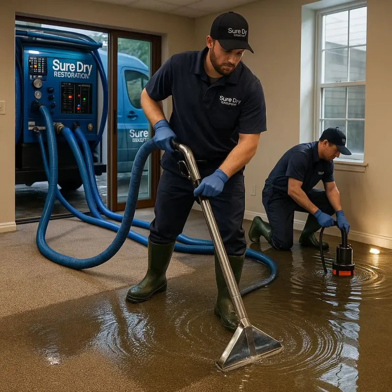 Water Extraction and Removal process in Keene, TX